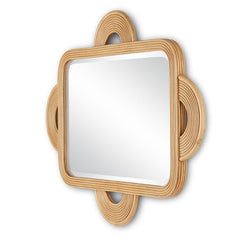 Samson Rectangular Mirror - Tan - Our Boat House