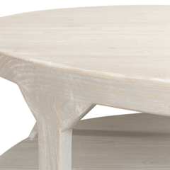 San Juan Beach Coffee Table - White Wash - Our Boat House