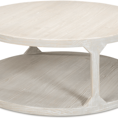 San Juan Beach Coffee Table - White Wash - Our Boat House