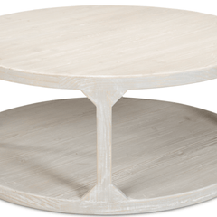 San Juan Beach Coffee Table - White Wash - Our Boat House