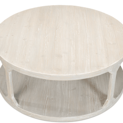 San Juan Beach Coffee Table - White Wash - Our Boat House