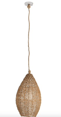 Seagrass Teardrop Pendant - STOCK FLOOR SAMPLE - Our Boat House