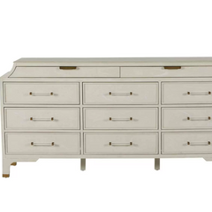 Sofie Cerused White Dresser