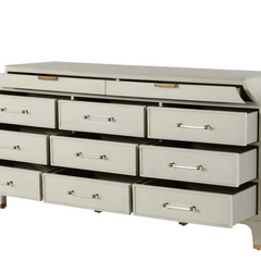 Sofie Cerused White Dresser