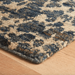 Stormi Indigo Hand Knotted Jute Rug - Our Boat House