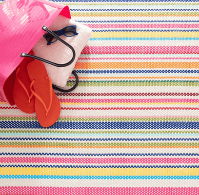 Summer Stripe - Indoor/Outdoor Rug - Our Boat House