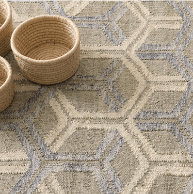 Tala Blue Woven Rug - Our Boat House