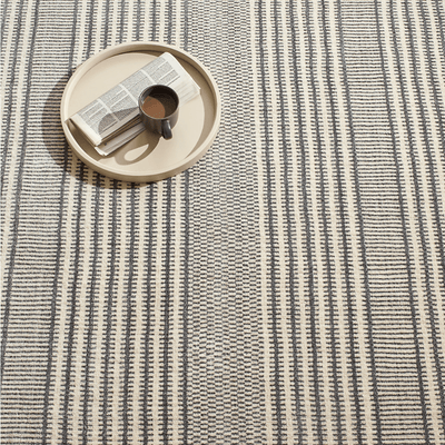 Tracks Grey Hand Loom Knotted Wool Rug - Our Boat House