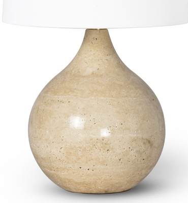 Noa Travertine Mini Lamp