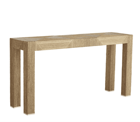 Trenin Woven Rope Console Table - Our Boat House