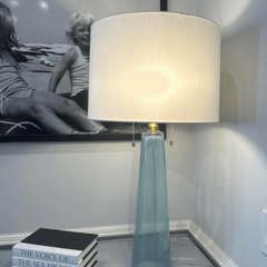 Trowbridge Glass Table Lamp - FLOOR SAMPLE (one left) - Our Boat House