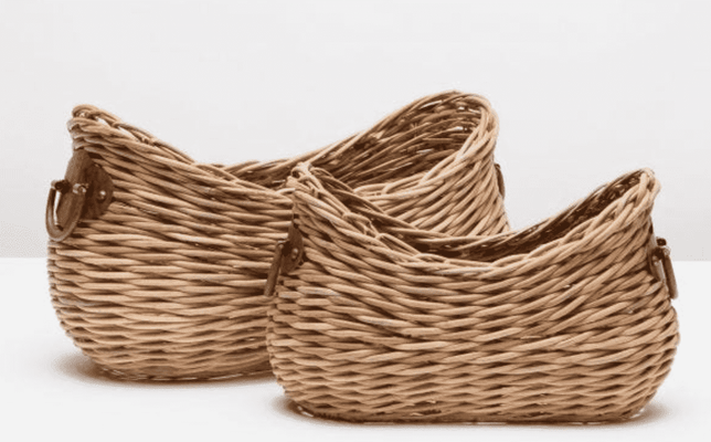 Varna Rattan Basket s/2 - Our Boat House