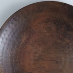 Round Copper Wall Plate Decor