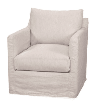 Westchester Slipcovered XL Arm Chair - Stationary - Our Boat House