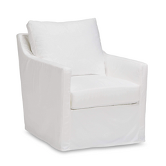 Westchester Slipcovered Swivel/Glide Arm Chair