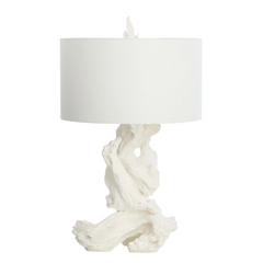 Westwind Driftwood White Table Lamp