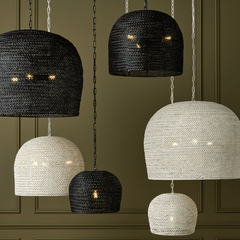 Zoe Black Chandelier - Three Sizes - Our Boat House