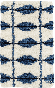 Noma Indigo Wool Woven Rug – Our Boat House