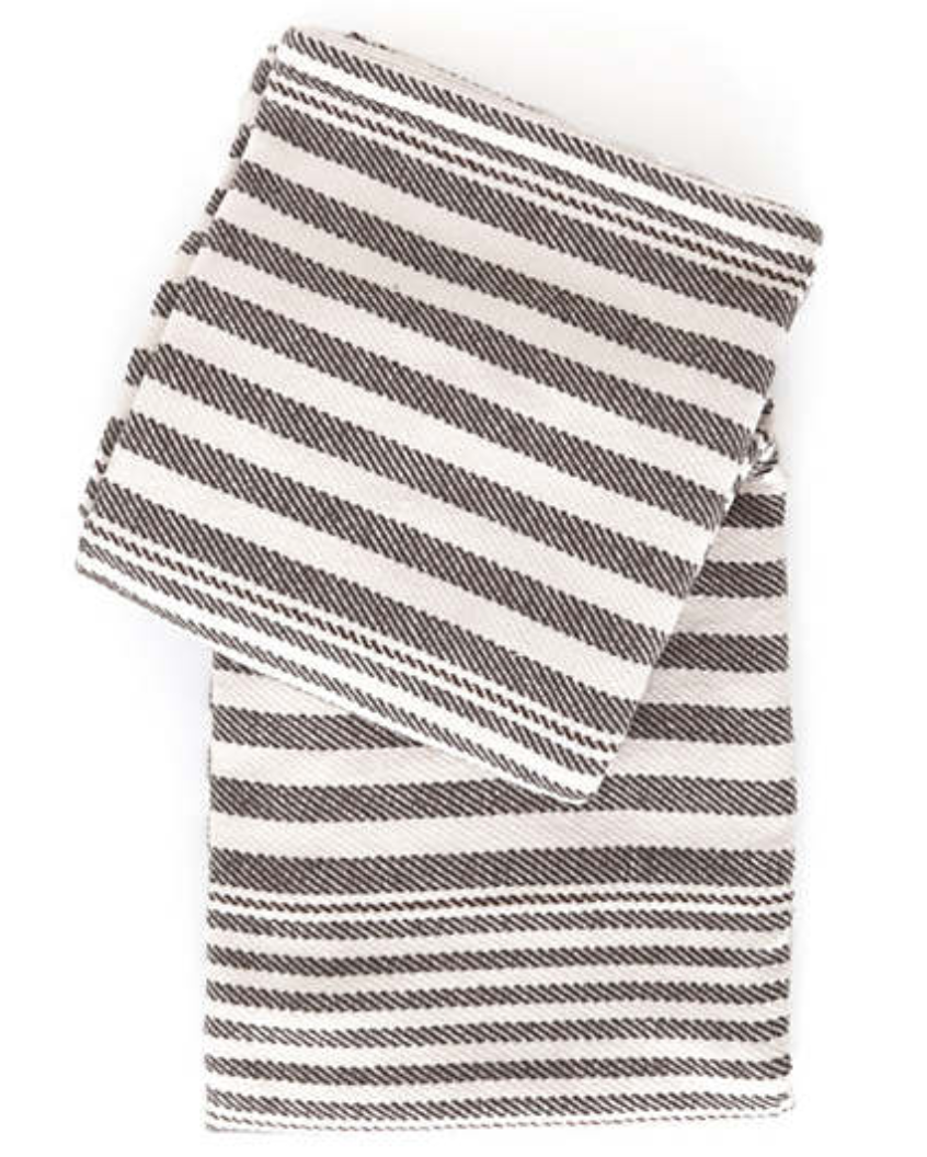Rugby Stripe Woven Cotton Throw - Two Colors – Our Boat House