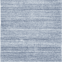 Nordic Blue Loom Knotted Rug