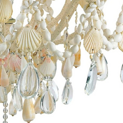Elegance Seashell & Crystal Chandelier