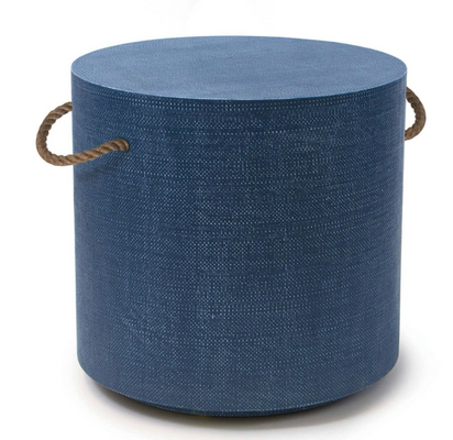 Aegean Round Side Table - Indigo