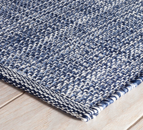 Coco Blue Indoor/Outdoor Rug - Woven Area Rug – Our Boat House