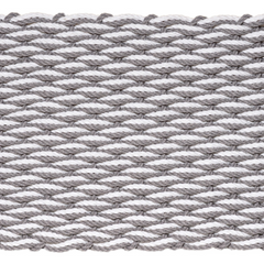 Rope Doormat - Gray & White Wave