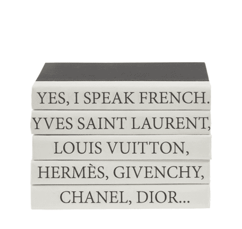 Yes, I speak french: Louis Vuitton, Hermes, Chanel, & Louboutin